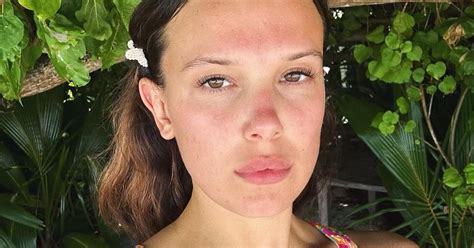 millie bobby brown lingerie|Millie Bobby Brown Wore A String Bikini & Belly Chain。